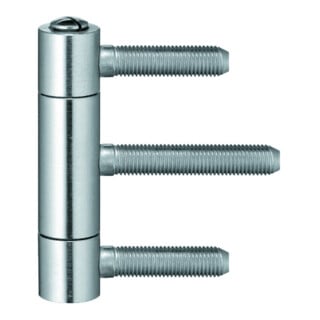 SIMONSWERK Paumelle à encastrer C 1-20 WF 3 pcs, 20 mm zingué brillant