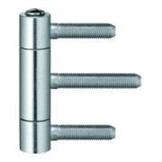 SIMONSWERK Paumelle à encastrer C 1-20 WF 3 pcs, 20 mm zingué brillant