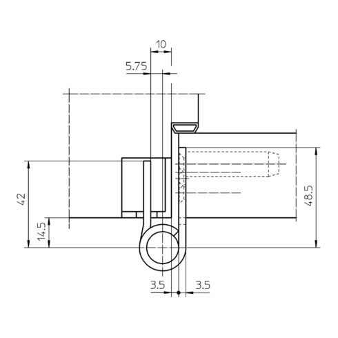 SIMONSWERK Paumelle VX 7729/160 Acier inoxydable