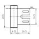 SIMONSWERK Rahmenteil VARIANT® V 8000 WF vernickelt VE 200-5