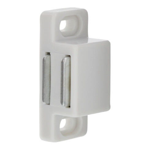 Simplec Aimant de verrouillage 4Kg blanc, avec contre-pièce