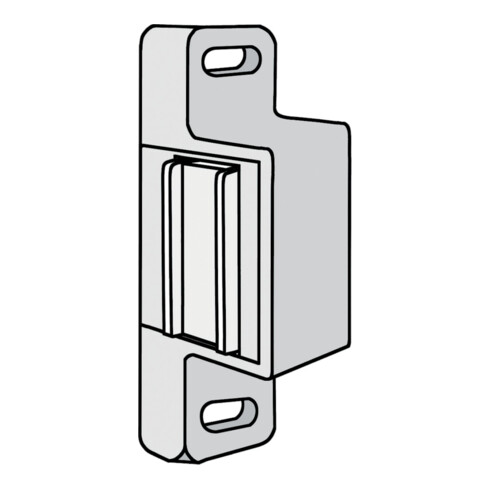 Simplec Aimant de verrouillage 6Kg blanc, avec contre-pièce