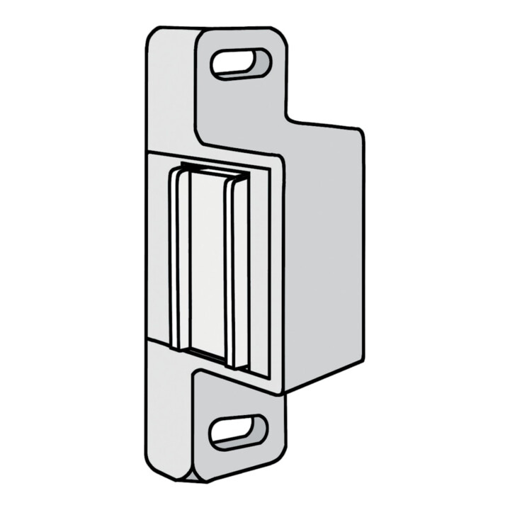 Simplec Aimant de verrouillage 6Kg blanc, avec contre-pièce