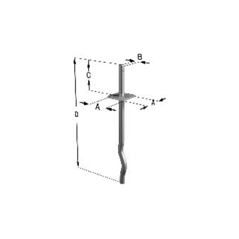 SST Pfostenhalter PBR24/50G