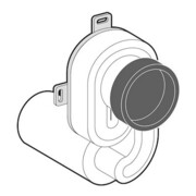 Siphon Schell COMPACT LC pour urinoir