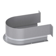 Siphonabdeckung L.300mm silber HETTICH