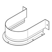 Siphonabdeckung L.300mm silber HETTICH-4