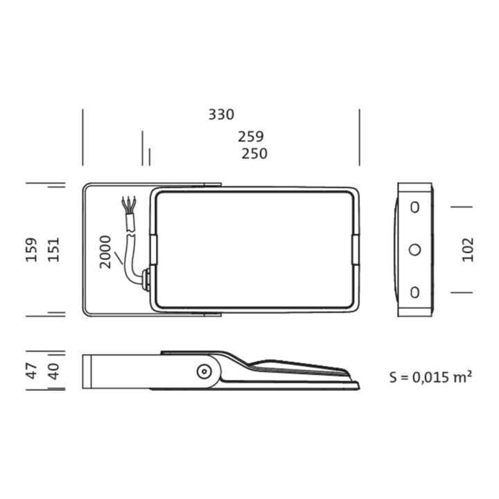 Siteco LED-Fluter 730 5XA7561A1K23