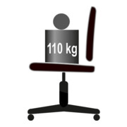 SITNESS Fauteuil pivotant 10 bleu-4