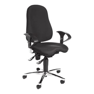 SITNESS Fauteuil pivotant 10 noir