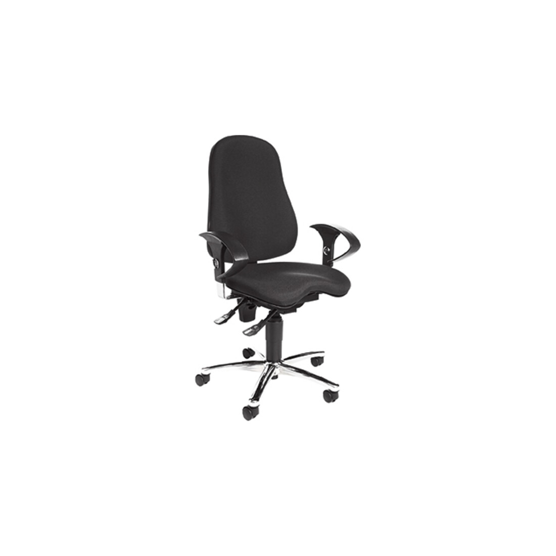 SITNESS Fauteuil pivotant 10 noir