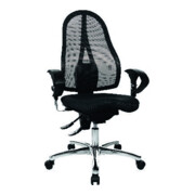 SITNESS Fauteuil pivotant 15 noir/noir