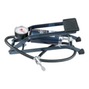 SKS Pompe à pied 5 bar simple cylindre avec manomètre