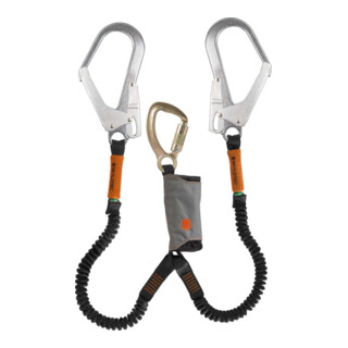 Skylotec Amortisseur de chutes Skysafe Pro Flex Y Stahl, Longueur: 1,8 m