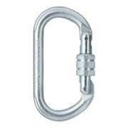 SKYLOTEC Karabiner,oval,m. Schraub sich.,Stahl,EN 362, 22 kN