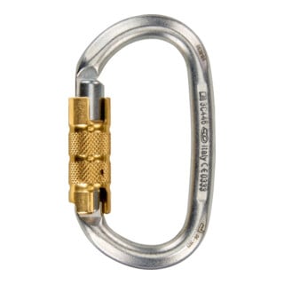 SKYLOTEC Mousqueton PILLAR Acier TG Ovale avec verrouillage Triplex H-287-TG