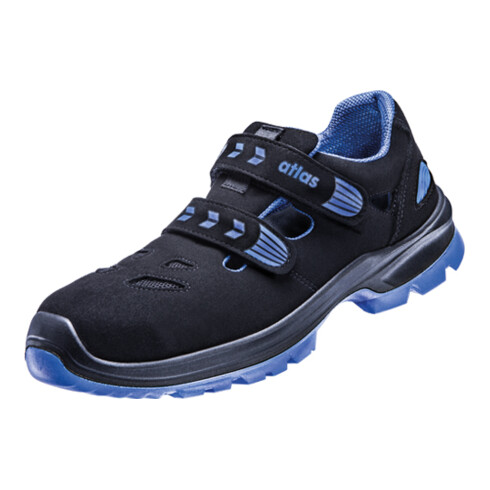 Chaussures de sécurité Atlas SL 465 XP ESD S1P A noir/bleu largeur de chaussure 10
