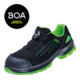 Chaussure de sécurité Atlas SL 9205 XP Boa ESD S1P B noir/vert Largeur de la chaussure 12-1
