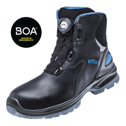 Chaussure de sécurité Atlas SL 9845 XP Boa ESD S3 C noir/bleu