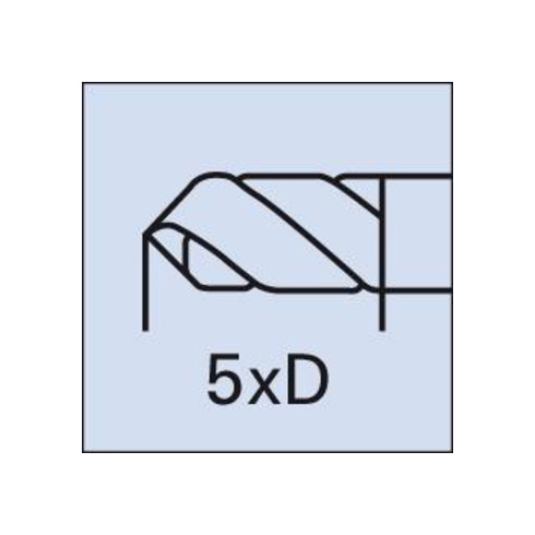 SL-Bohrer VHM 6537HE 5xd 12,20mm FIRE Gühring