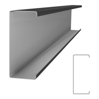 SL Rack Abdeckung RAIL40 300mm schwarz
