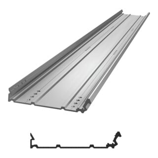 SL Rack Plaque de support Alpha-Flex 2000 2000 mm