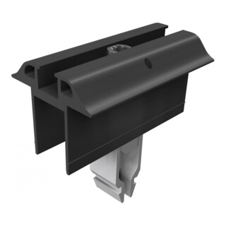 SL Rack Serre-milieu noir anodisé avec mise à la terre 96141-01