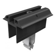 SL Rack Serre-milieu noir anodisé avec mise à la terre 96141-01-1