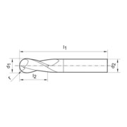 SL-Radiusfr.6527 VHM FIRE10mm Z 2 HA Gühring-2