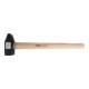 Sledge hammer STIER 3 kg avec manche en frêne DIN 1042-1