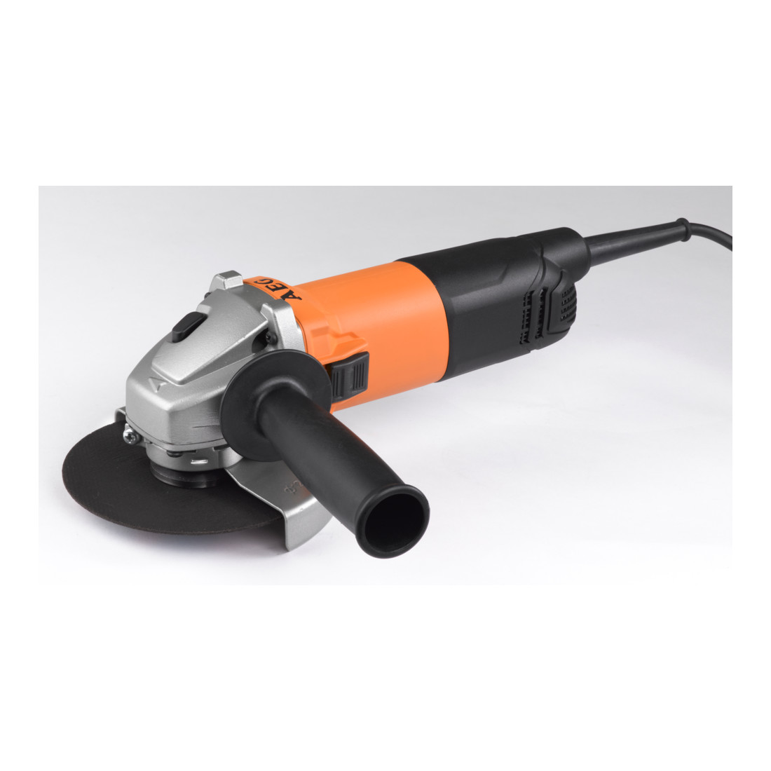 AEG Smerigliatrice angolare 800W WS 8-125 S, disco Ø125mm, con cofano di protezione, impugnatura supplementare, set di serraggio, cavo alimentazione 2,5m, in cartone