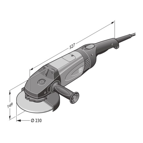 Fein Smerigliatrice angolare WSG 20-230