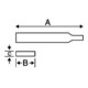SNA Nadelfeile Dreikant 180 x 4,3mm Hieb 0
