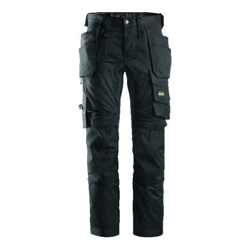 Snickers AW Stretch Hose mit HP 46, schwarz
