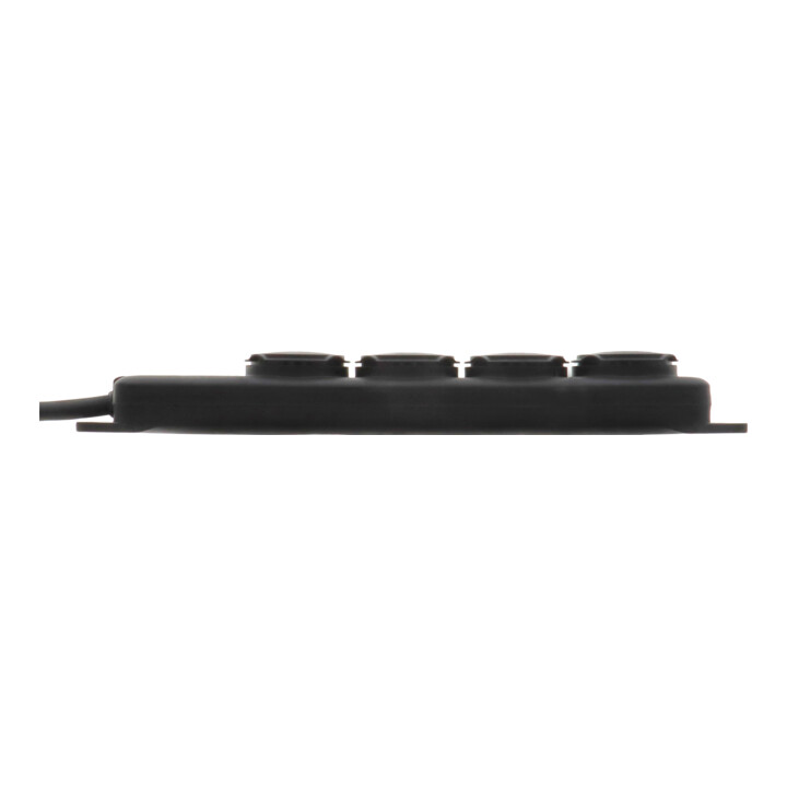 Socle multiprises Brennenstuhl IP44 4 prises noir 2m H07RN-F 3G1,5