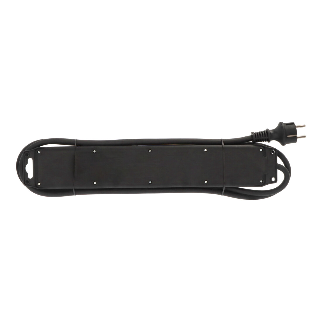 Socle multiprises IP44 6 prises noir 2m H07RN-F 3G1,5
