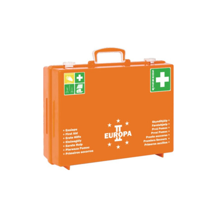 Söhngen Erste Hilfe Koffer EUROPA II B400xH300xT150ca.mm orange