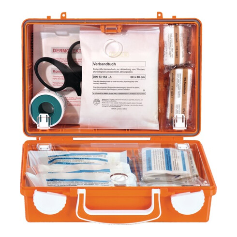 Söhngen Erste-Hilfe-Koffer kl. DIN13157 260x170x110ca.mm ABS-Kunststoff orange