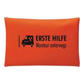 Söhngen Erste Hilfe Tasche Monteur unterwegs B210xH140ca.mm orange