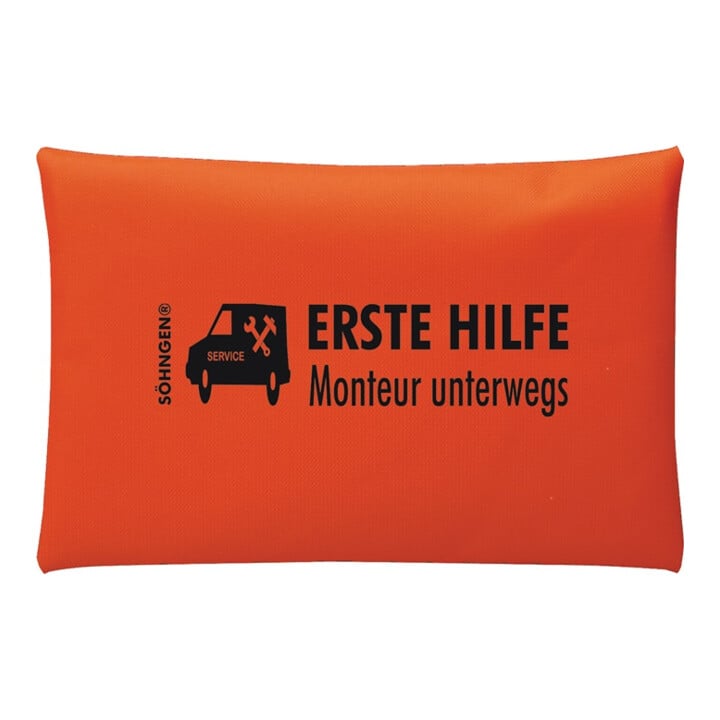 Söhngen Erste Hilfe Tasche Monteur unterwegs B210xH140ca.mm orange
