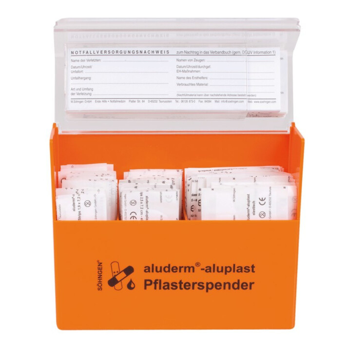 Söhngen Pflasterspender aluderm®-aluplast 160x122x57mm