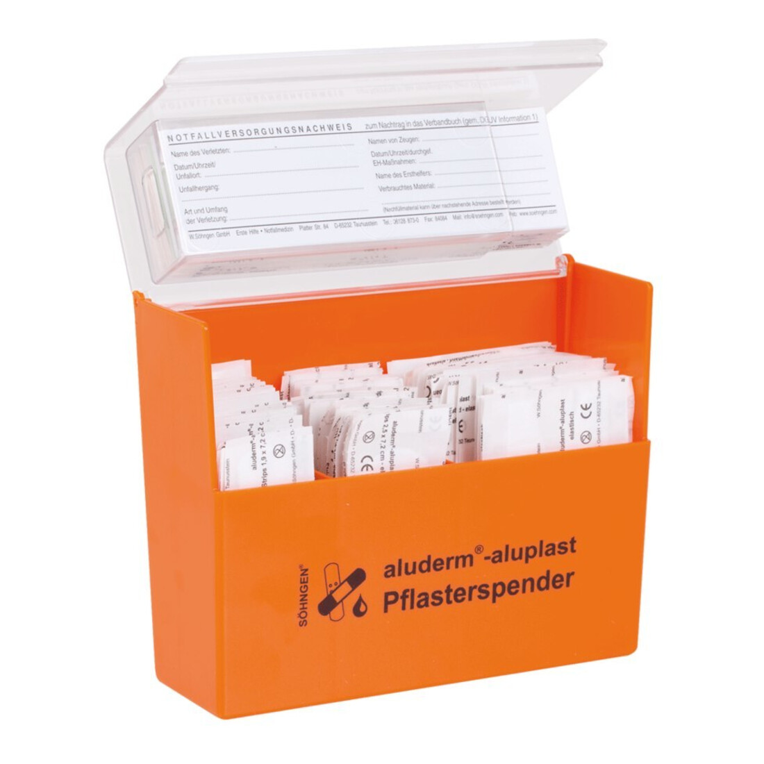 Söhngen Pflasterspender aluderm®-aluplast 160x122x57mm