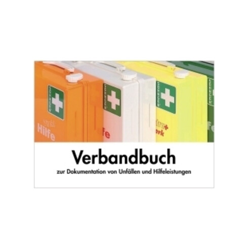 Söhngen Verbandbuch DIN A5 Dok. v. Betriebsunfällen Aufbewahrungspflicht 5 Jahre