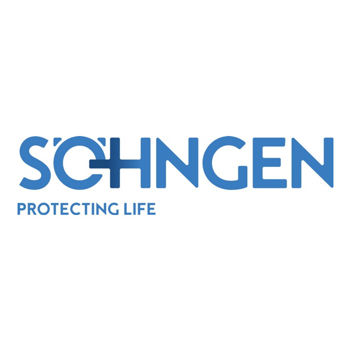 Söhngen Verbandschrank orange 490x420x200mm Feinblech 1türig
