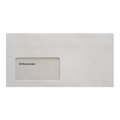 Soennecken Briefhülle 2930 DL 75g mF sk RCP grau 1.000 St./Pack.