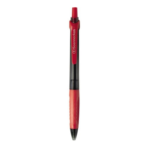 Soennecken Kugelschreiber 3049 Nr.180 Druckmechanik M rot