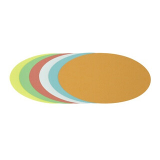 Soennecken Moderationskarte Oval 4878 11x19cm sort. 250 St./Pack.