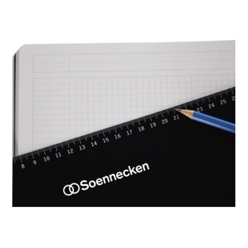 Soennecken Officebook 2354 DIN A5+ 90g 80Bl. Lineal/Lesezeichen kar.