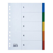 Soennecken Register 1527 DIN A4 blanko volle Höhe PP farbig