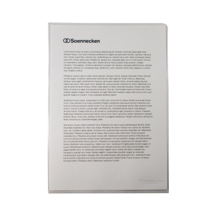 Soennecken Sichthülle 1510 DIN A4 PP transparent 10 St./Pack.